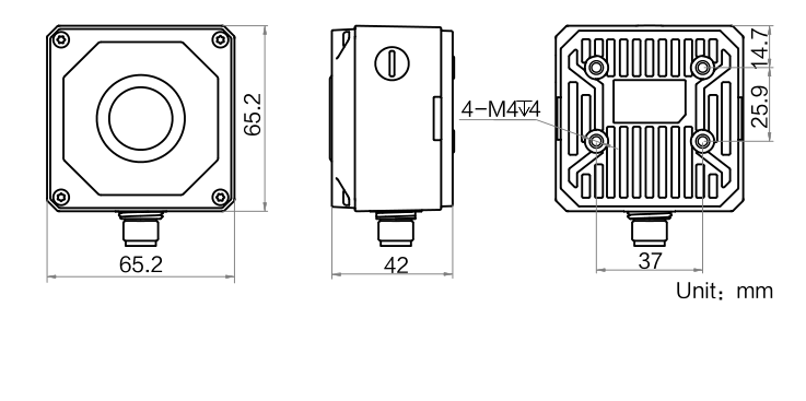 hikrobot??礛V-IDC007X外形尺寸.png hikrobot海康MV-IDC007X外形尺寸.png